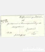 1851 Letter from Kloczow Poland to Lemberg (Lviv) Ukraina