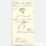 1858 december 22 Letter from Lemberg (Lviv) Ukraina to Viena Austria