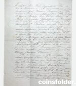1858 Antique foldable Letter from Lemberg (Lviv) Ukraina to Viena Austria