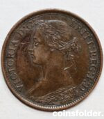 1861 Farthing - Victoria