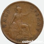 1929 Half Penny - George V
