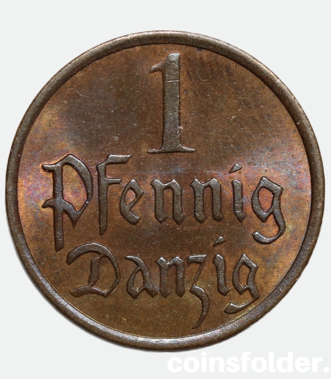 Free City of Danzig - 1 Pfennig, 1937