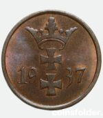 Free City of Danzig - 1 Pfennig, 1937
