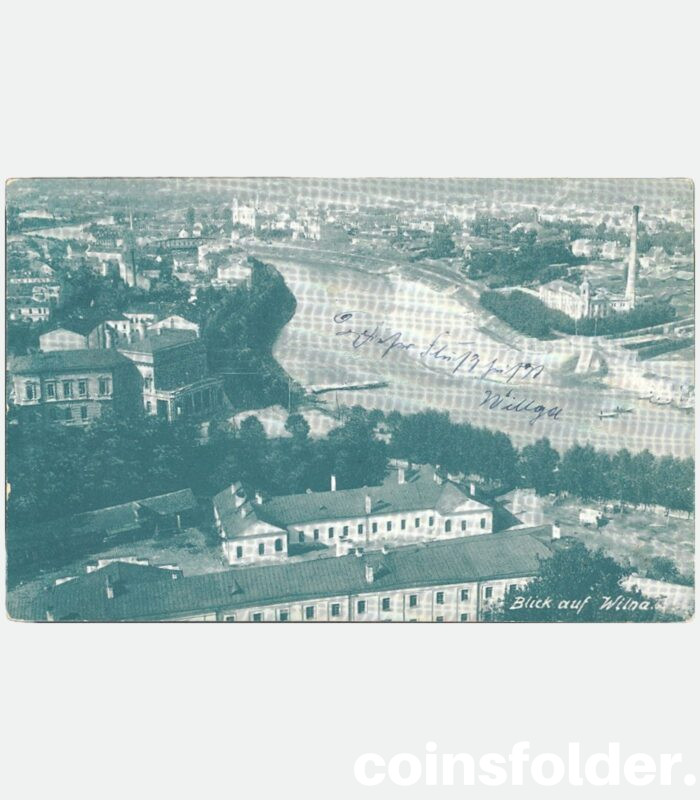 Old Vilnius Lithuania Postcard