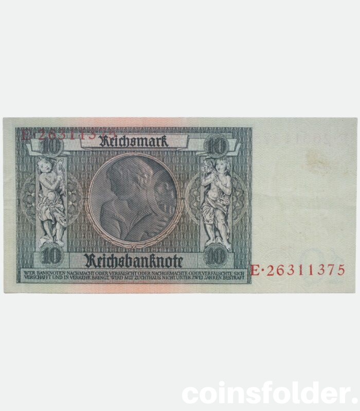 10 Reichsmark 1929, Germany, AU-XF