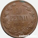 Finland 1917 10 Pennia
