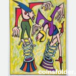 Frédéric Iriarte "Energy Element Technology" Lithography 1992 Signed