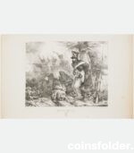 N. T. Charlet "Le premier coup de feu (The first shot)" lithography