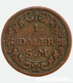 Sweden 1 Daler SM 1718, Apollo – Karl XII