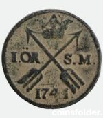Sweden 1 Öre SM 1741 - Frederick I