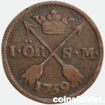 Sweden 1 Öre SM 1759 - Adolf Fredrik