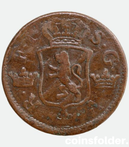 Sweden 2 Öre SM 1747 - Frederick I