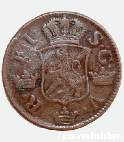 Sweden 2 Öre SM 1748 - Frederick I