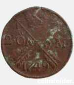 Sweden 2 Öre SM 1749 - Frederick I