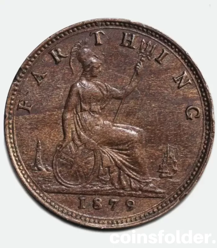 1879 Farthing, 5/C - Victoria