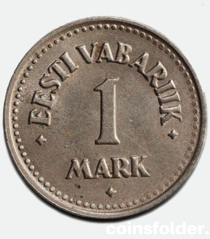 1924 Estonia 1 Mark