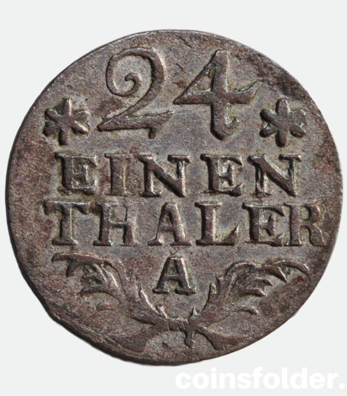 German States PRUSSIA - 1/24 Thaler, 1782 A