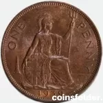 1939 Penny - George VI, BU