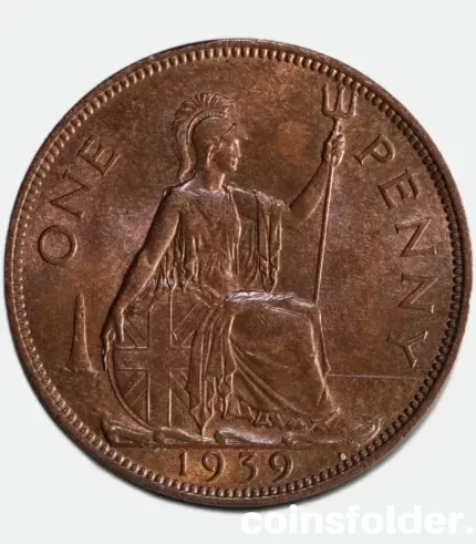 1939 Penny - George VI, BU