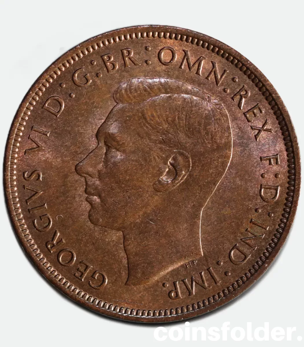 1939 Penny - George VI, BU