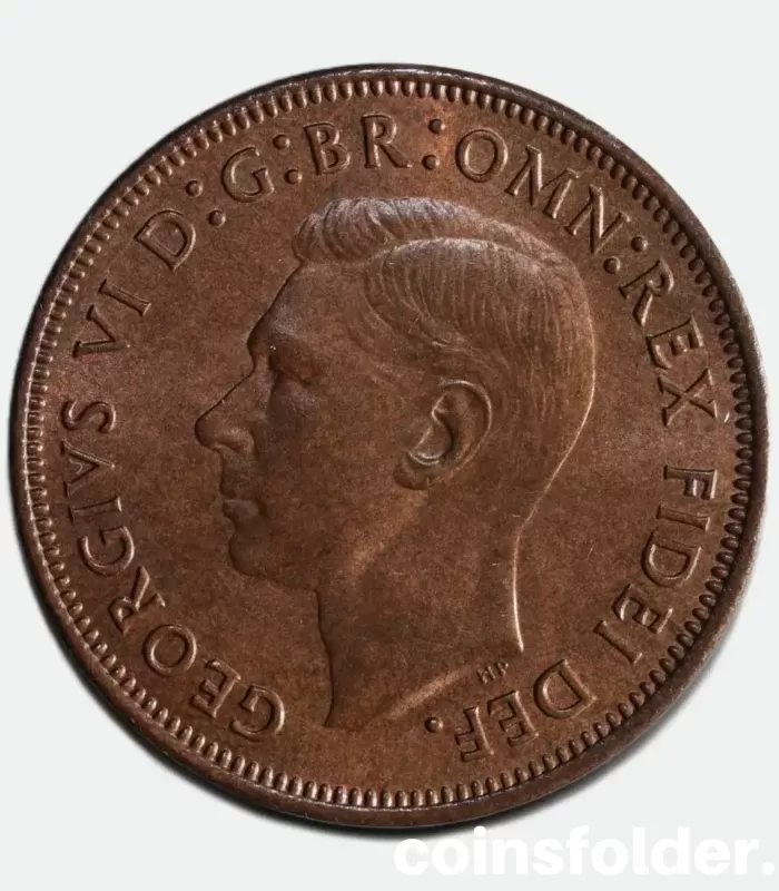 1951 Half Penny - George VI, BU