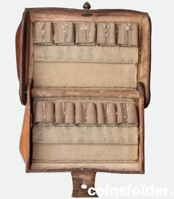Original U.S. WWI Era M1902 Leather Ammunition Pouch for .30cal Krag and Springfield Rifles