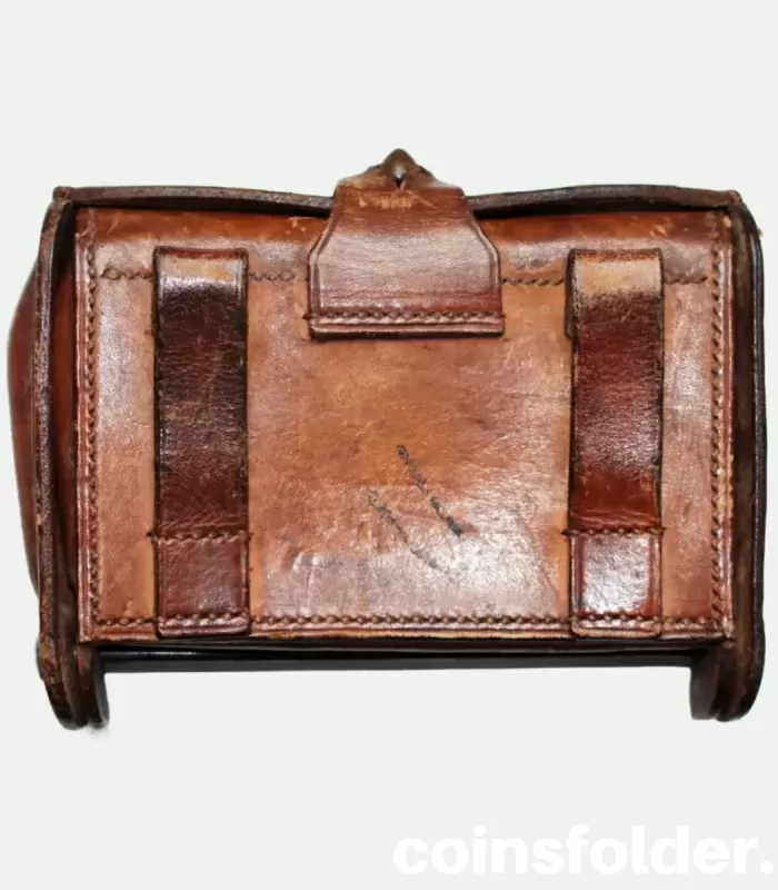 Original U.S. WWI Era M1902 Leather Ammunition Pouch for .30cal Krag and Springfield Rifles