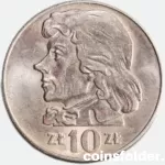 Poland - 10 zlotych Tadeusz Kosciuszko 1969 UNC