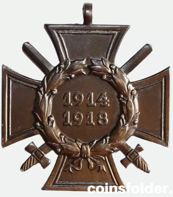 WWI 1914-1918 Germany Medal, The Honour Cross of the World War (Hindenburg Cross)