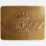 1937 Spanish Air Force Belt Buckle - Franco Era, 1st Model, Genuine Artifact