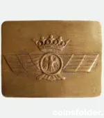 1937 Spanish Air Force Belt Buckle - Franco Era, 1st Model, Genuine Artifact