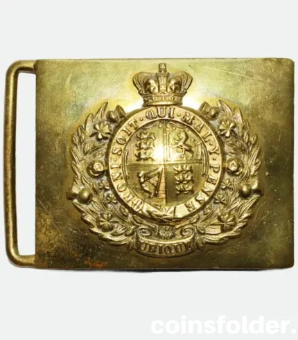Authentic British Army Royal Engineers Belt Buckle the Victorian Era