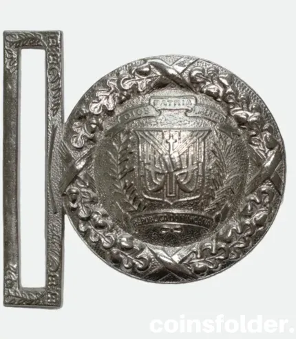 Dominican Republic Army Officer Belt Buckle