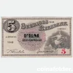 1948 Sweden 5 Kronor