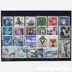Souvenir Set of 22 Old Mixed Sweden Stamps - Giftcard Packed