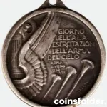 WWII Medal for the Air Force Aviation Drills 1930 in Rome