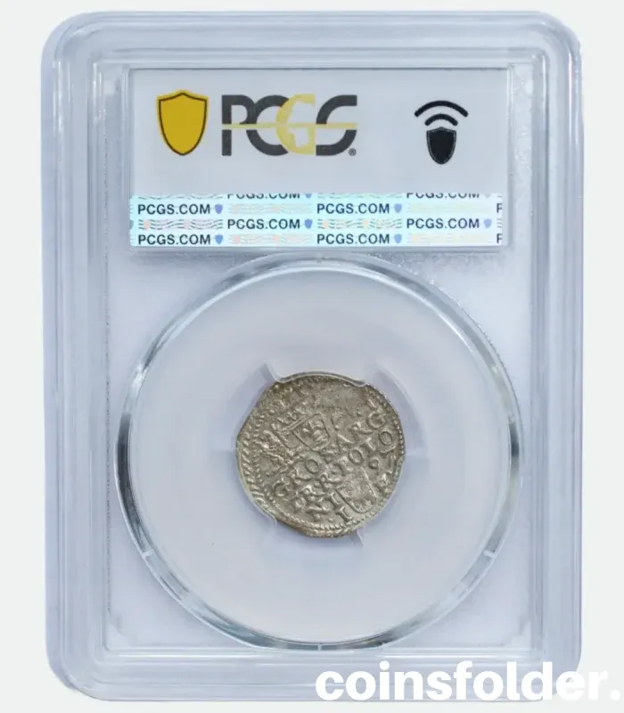 1597 Poland 3 Grossus (Trojak) IF Olkusz Coin - PCGS MS63 Graded