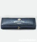 BU 1899 Victoria Silver Maundy Coin Money Sets in original box with blue toning and historical significance.
