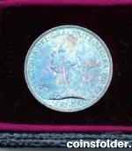 BU 1899 Victoria Silver Maundy Coin Money Sets in original box with blue toning and historical significance.