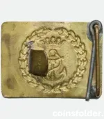 Vintage Spanish Kingdom Navy and Marine Corps Belt Buckle