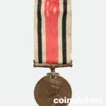 United Kingdom WWI Special Constabulary Long Service Medal with the name William F. Dodds engraved.