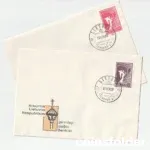 1990 Lithuania First Day Covers, 10 and 50 cent Stamps after Restored Independence