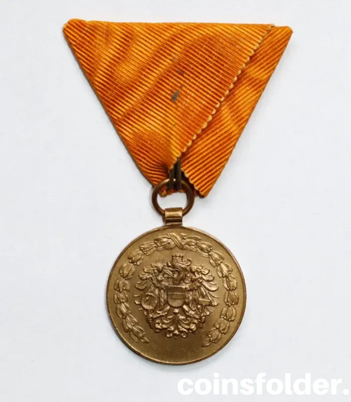 Austrian First Republic Fire and Rescue Service Medal for 25 Years of Service, 1919-1934