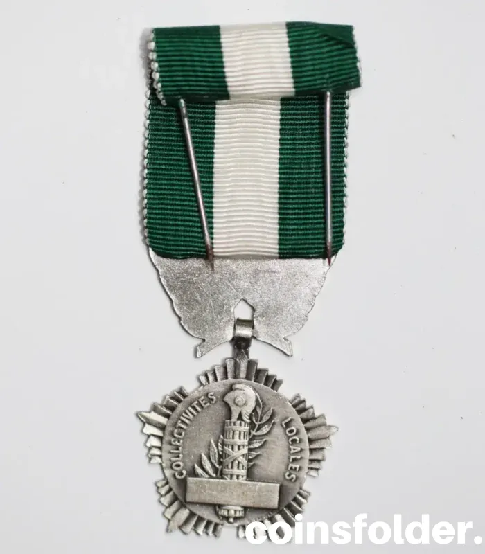 France 1945-1962 Departmental and municipal Silver Medal of Honor