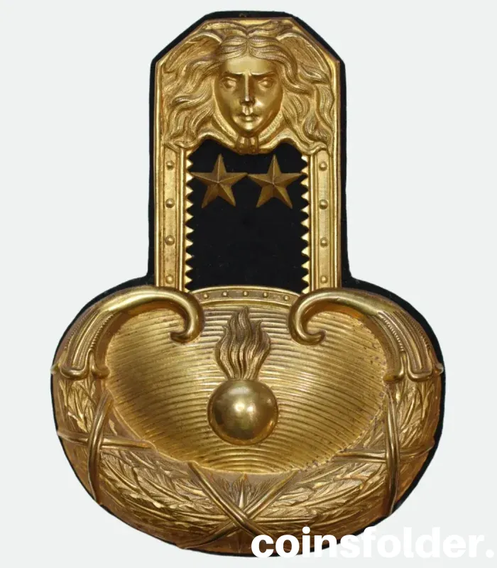 1849 Swedish Lieutenant Epaulet from Grenadier Regiment