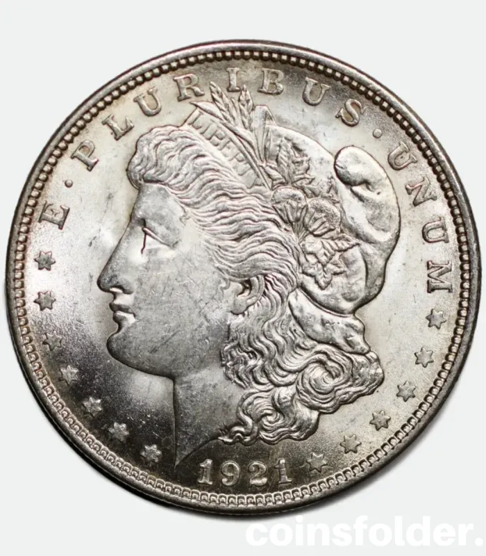 1921 Philadelphia Morgan Silver Dollar, Brilliant Uncirculated