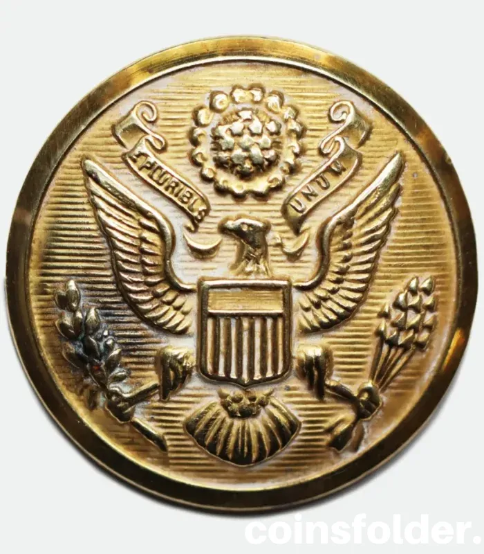 Vintage US Army Button by Rex Products Corp, New Rochelle, NY