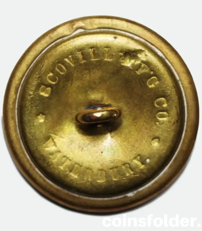 Vintage US Army Button by Scovill Mfg Co., Waterbury