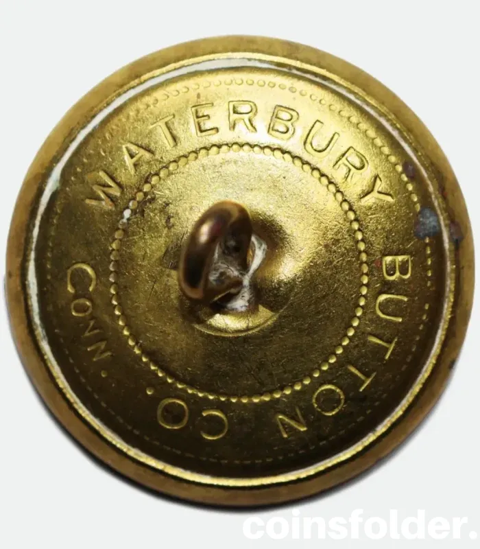 Vintage US Army Button by Waterbury Button Company, Conn.