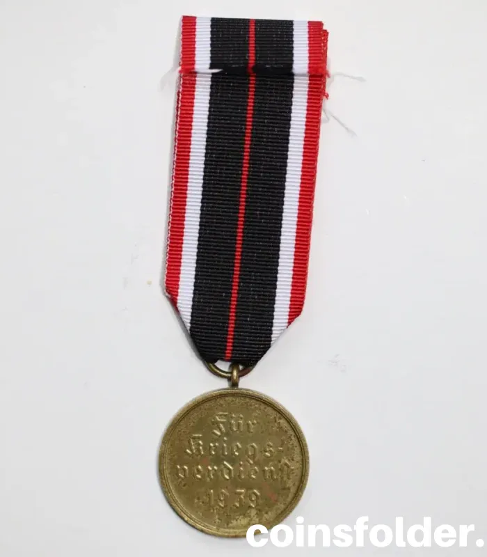 1939 German WWII War Merit Medal Kriegsverdienstmedaille